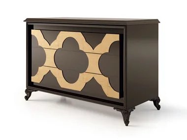 6371 - Wooden chest of drawers with integrated handles _ Carpanese Home